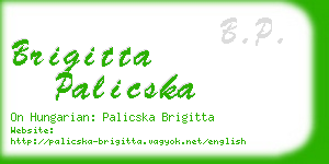 brigitta palicska business card